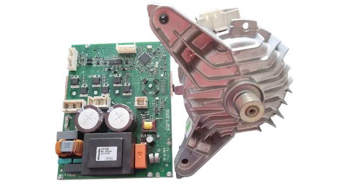 PCB and motor assembly